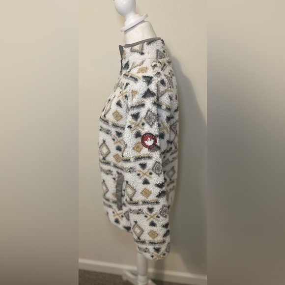 Canada Weather Gear Quarter Aztec Zip Size Small - Picture 2 of 6